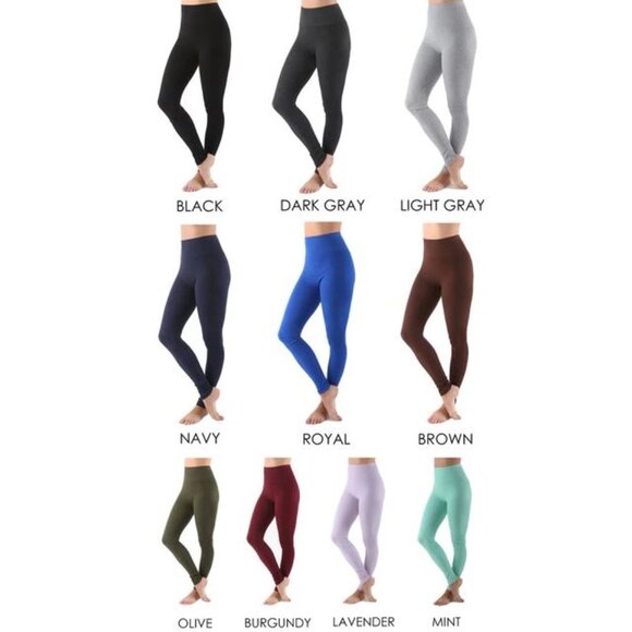 Highwaisted Breathable Cotton Leggings - Picture 5 of 7